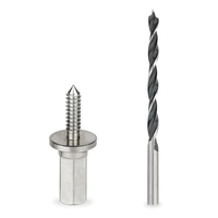 Adjustable Stainless Steel Drill Head Tool for Woodworking Hexagonal 10mm End Lightweight and Durable Design Ideal for R