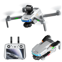 AE3 PRO MAX GPS 3KM Digital FPV with 4K HD Camera 3-Axis EIS Mechanical Gimbal Obstacle Avoidance 7inch Touchable LCD Sc