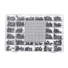 Aemedy® 1000pcs 36 Values 0.1uF 50V-1000uF 16V Capacitors 4.7UF 10UF 22UF 33UF 47UF Electrolytic Capacitor Assortment Bo