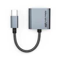 AG01 USB Type-C to Type-C/3.5mm Earphone HiFi AUX Audio Adapter Converter PD60W Fast Charging for Samsung S22 21 Xiaomi