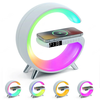 AGSIVO 4 In 1 15W Wireless Charger RGB Light Alarm Clock bluetooth Speaker App Remote Control for Qi-enabled Smart Phone
