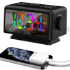 AGSIVO RGB Digital Alarm Clock FM Radio Dual Alarm Clock with Snooze / Dynamic RGB Display / 12/24H / Date / External US