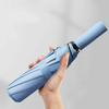 AGSIVO Travel Automatic Folding Umbrella Sun and Rain 10 Ribs Reinforced Windproof UPF 50+ UV Protection Auto Open Close