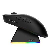AJAZZ AJ139 V2 MC Tri-mode Wireless Gaming Mouse with RGB Charger Dock PAW3311 Sensor 66g Lightweight Rechargeable 1KHz