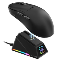 Ajazz AJ159 APEX Gaming Gamer Mouse PAW3950 Tri-Mode Wireless 2.4G bluetooth Lightweight 400mAh Battery with RGB Magneti