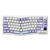 AJAZZ AKS075 82 keys Wireless Mechanical Keyboard with 0.85inch Color Screen and Volume Knob Three-mode Hot-swappable RG