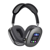AKZ MAX600 Wireless Headset Bluetooth Headphones HiFi Bass Driver 3D Stereo Low Latancy Digital Display Screen Headset