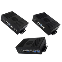 All-In-One Mini-Computer Kit for Raspberry Pi 5 with PCIe Extending to Gigabit Ethernet 4-Port USB 3.2 Gen1 M.2 Interfac