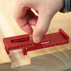 Aluminum Alloy Depth Gauge 5-40mm Gaps Gauge Woodworking Saw Gap Measuring Tool for Cutting Slotting Precision Metal Con