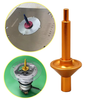 Aluminum Alloy Router Subbase Centering Pin and Cone Gold High Precision Woodworking Tool Accurate Alignment Easy Instal