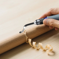 Aluminum Handle Deburring Tool Trimming Cutter with Replaceable Blades for Metal Plastic Wood Precision Craft Rotary Bit