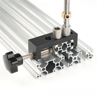 Aluminum Profile Drilling Jig For 20/30/40 Series Universal DIY Tool For Accurate Hole Punching And Countersinking Guide