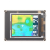 AMG8833 8x8 Infrared Thermal Imager IR Thermal Imaging Camera Temperature Sensor 1.8 Inch TFT Display 7M Farthest Detect