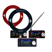 AMNVOLT SI4732 DSP Radio Receiver with HiZ Full Band 1.9 Inch IPS Screen Supports SSB USB LSB AM FM Modes Built-in Headp