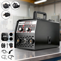 Andeman 3 IN 1 LED MIG Welder Machine Gasless Gas 200A 220V Inverter MIG TIG Welding MIG-250