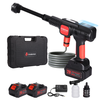 Andeman 3.0Ah 4 Gears 2Batteries Electric Spray Gun Brushless Electric High Pressure Washer 6-in-1 Car Washing Garden Wa