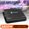 Andeman 4-Channel Car Amplifier 8800W Max 12V-13.8V High Power Compact Audio System