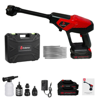 Andeman Battery Pressure Washer with 2 Batteries,  1500 mAh,  42 Bar Wireless Pressure Washer,  High Pressure Gun,  6-in-1 N