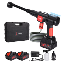 Andeman Cordless Pressure Washer,  Max 75 Bar Mobile Pressure Washer with 4 Pressure Levels & Brushless Motor - LCD Displ
