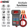 ANENG BT-172 12V Digital Battery Tester Battery Indicator with Alligator Clip LED Battery Status Indicator Motor to OL