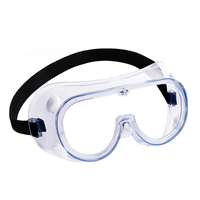 Anti-Fog Safety Goggles Industrial Grade Protective Glasses Clear Polycarbonate Lens Scratch Resistant Adjustable Strap