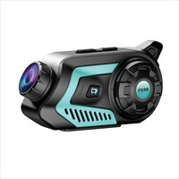 Anytek 6 Group Talk Voice Intercom Motorcycle Dash Cam Recorder Helmet bluetooth WiFi Sports Camera Motorbike Motor Auto
