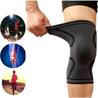 AOLIKES 1 Pair Sports Kneepads Anti-slip Breathable Weightlifting Training Knee Pads Support for Arthritis Sports Gym