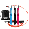 AOLIKES 3 in 1 Speed Jump Rope Steel Cable Professional Gym Skipping Rope with Carry Bag