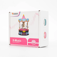 AOSEED X-Music Toy Creation Kit 3D Printed Music Box Assembly Set High-Quality Plastic Metal Components 8 Pieces for X-M