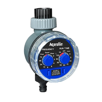 Aqualin Automatic Garden Water Timer Ball Valve 21025 Easy Install on 3/4" Faucet or Tap Adjustable Frequency and Run T