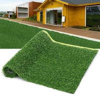 Artificial Grass Turf Spring Grass Realistic Artificial Grass Rug 20mm Height Natural Looking Grass Mat TPR Back for Gar