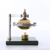Assembly UFO Spin Suspension Steam Stirling Engine With Copper Boiler Educational Toys