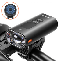 Astrolux BK7 Wireless Remote Smart Bicycle Headlight - 1600 Lumens with Digital Screen,  Anti-glare,  5200mAh USB Recharge