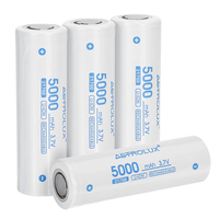 Astrolux® C2150 5000mAh 3C 3.7V 21700 Li-ion Battery Flat-top Unprotected 15A High Performance Rechargeable Lithium Powe