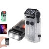 Astrolux® E1 1000 Lumens EDC Keychain Flashlight with Sound Alarm RGB Light 1100mAh 180° Rotation Mini Tactical LED Floo