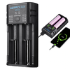 Astrolux® MC02 2 in1 USB Charging Mini Battery Charger Portable Mobile Phone Power Bank Current Optional Charger For 186