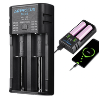 Astrolux® MC02 2 in1 USB Charging Mini Battery Charger Portable Mobile Phone Power Bank Current Optional Charger For 186