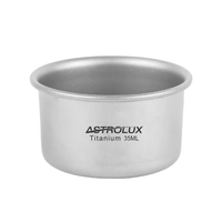 Astrolux® Ti-C1 Titanium Cup Titanium Tea Cup Outdoor Camping Tableware Drinking Mug Picnic Daily Drinkware Home Use Out