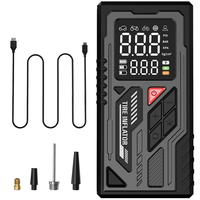 ATJ-026 Portable Wireless Tire Inflator 150 PSI Max 4000mAh Battery Fast Inflation Digital Display LED Light Type-C Char