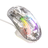 Attack Shark X2 PRO RGB Transparent Shell Gaming Mouse Three-mode Wireless Mute Mice with Power Digital Display 4000DPI