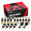 Audew 16PCS T10 C5W T15/912/921 LED Canbus Car Dome Interior Map Light License Plate Lamp