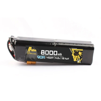 Auline 21700 A45 14.8V 8000mAh 4S2P 90A LiPo Battery XT60 Plug for RC Drone