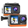 AUSEK 2.0" Touch Screen 4K Sports Camera Waterproof Action Camera HD Motorcycle Recorder Outdoor Riding Anti-Shake Divin