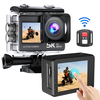 AUSEK M60TR 5K Action Camera Touch Screen Sports Camera Anti-Shake HD Shooting Outdoor Cycling Recorder Skiing Fishing C