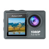 AUSEK Sports Camera 1080P Anti-Shake Pre-Recording HD Dual Screen Wifi Outdoor Shooting Cycling Waterproof Sports Camera