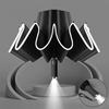 Automatic Folding Reverse Sun Umbrella Upgraded Windproof Design with Reflective Strip LED Light Convenient Handle Rainp