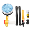 Automatic Rotate Switch Car Wash Brush Spray Water Flow Foam Brusher High-pressure Clean Tool