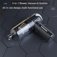 Autowoel Multi functional Car Vacuum Cleaner Blowing Suction Air Extraction Brushed Brushless Powerful
