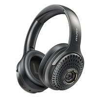 AWEI AT30 Wireless Speaker Headset bluetooth 6.0 Headphone 40mm Titanium-plated Composite Diaphragm HiFi Sound Foldable