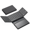 B055 Foladable Bluetooth Keyboard with Touchpad Pocket Folding Keyboard for Laptop Phone Tablet Wireless Rechargeable Ke